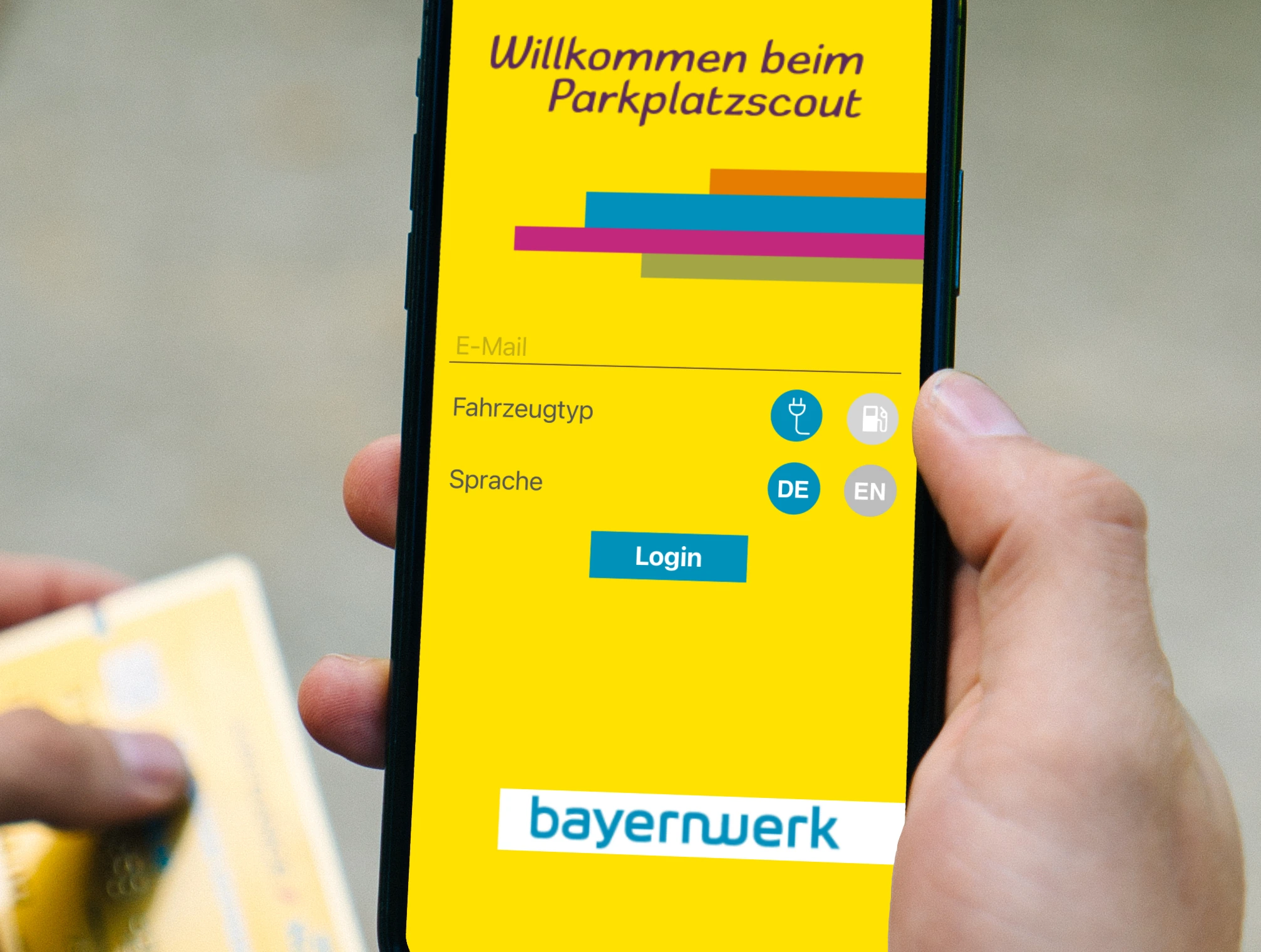 Bayernwerk Android und iOS App Login
