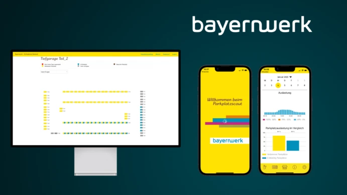 Bayernwerk Parkplatzscout iPhone & Android App